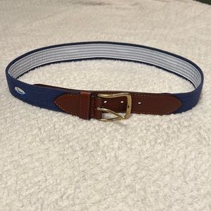 Southern Tide Skipjack Ribbon Belt - true navy - size 32